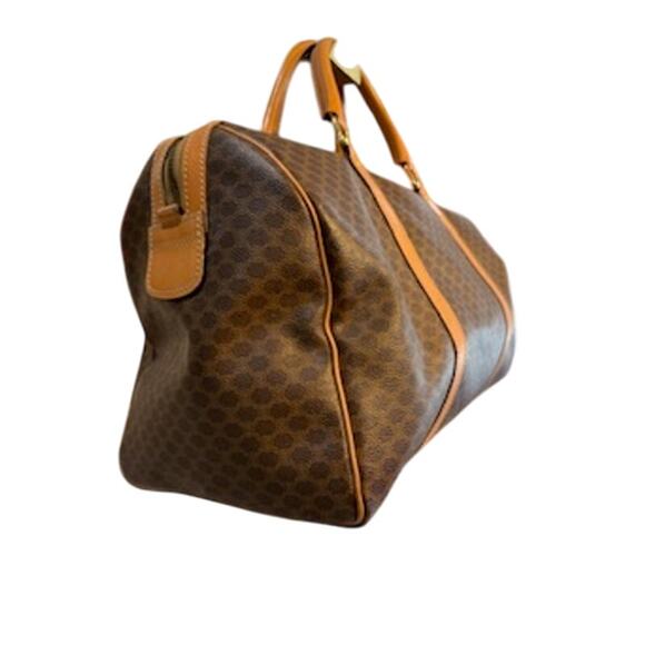 Celine Vintage Macadam Boston Bag*Beautiful Vintage Condition! w/Celine Lock/Key - Picture 3 of 13